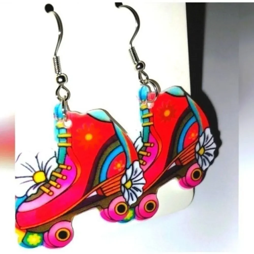 Colorful fun 5d rainbow earrings